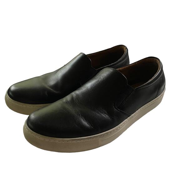 Florsheim Men\'s  Verge Gore Black Leather Slip-On Fashion Sneakers 11.5M main image 9